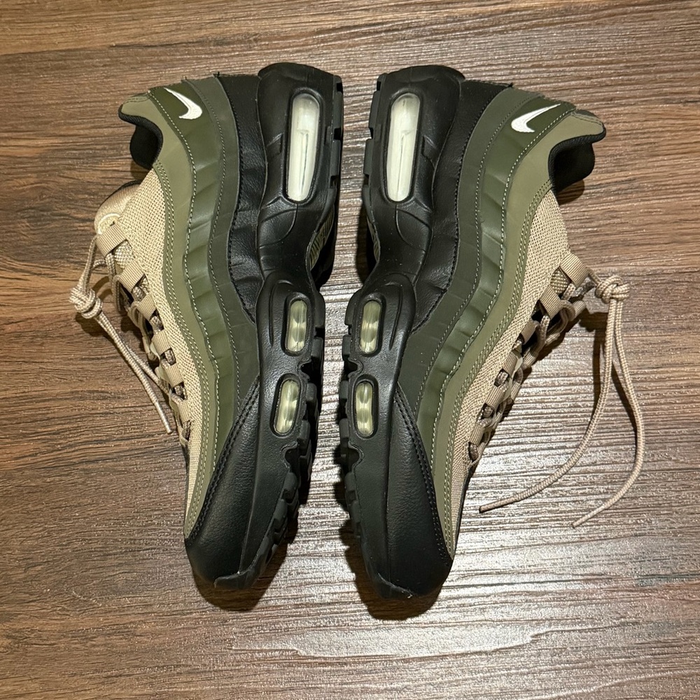 Nike Air Max 95 GS Khaki Sequoia - Picture 9 of 13